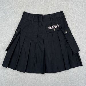 Utilikilts Tactical‎ Kilt Mens 30 x 21 Black Solid Pleated Made in USA Pockets